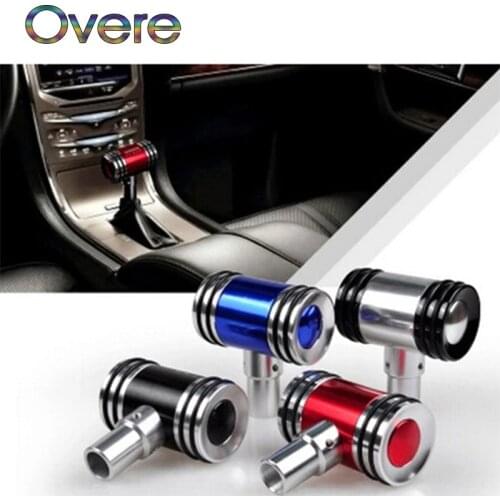 Overe 1PC Auto Car Gear Shift Knob Covers For Mercedes W205 W203 W211 Volvo XC90 S60 XC60 S80 V40 Alfa Romeo 159 156 Accessories