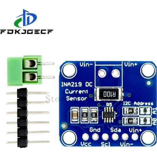 10pcs INA219 Bi-directional DC Current Power Supply Sensor Breakout Module DIY 3V-5V IIC I2C Power Monitoring Sensor Module