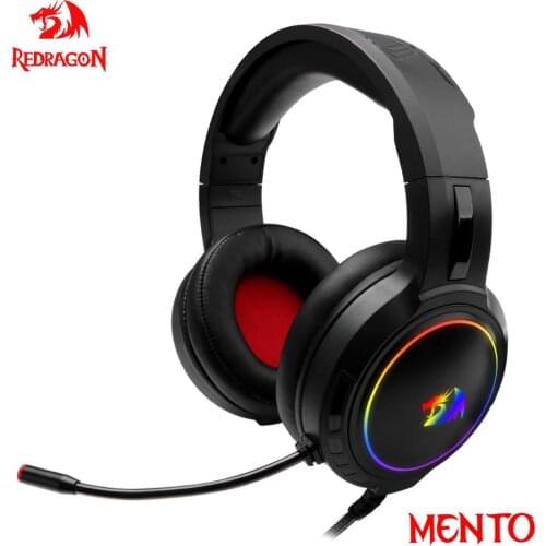 Redragon Mento H270 RGB gaming Headphone,3.5mm Surround sound Computer headset Earphones Microphone for PC MAC PS4 Xbox one