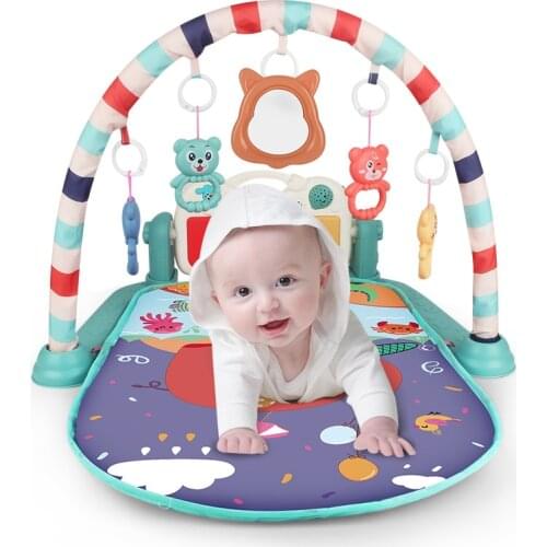 Baby Play Mat Music Carpet For Newborns 0 12 Months Educational Gaming Puzzle Mat For Babies Girls 13 24 Months Gym For Children