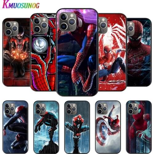 Cool Super Men Hero Spider For Apple iPhone 12 11 XS Pro Max Mini XR X 8 7 6 6S Plus 5 SE 2020 Phone Case