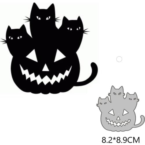 Three kittens Metal Cutting Dies New 2021 DIY crapbooking Paper Making Craft die Frame Die Embossing Cutting Dies