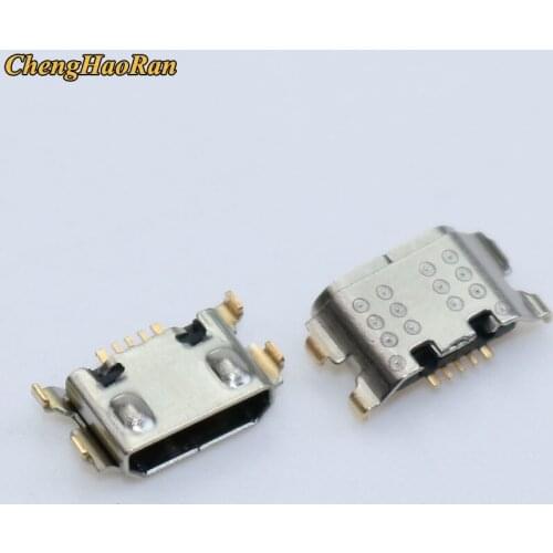 ChengHaoRan Micro USB 5Pin Jack Connector socket Data charging port tail plug For Samsung Galaxy A01 A015 A015F/DS Mini USB Jack