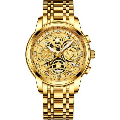 Mens Wrist Watch Luxury Quartz Male Top Brand Fashion Sport Watches Hombre Gold Clock Relogio Masculino Business For Man 2021