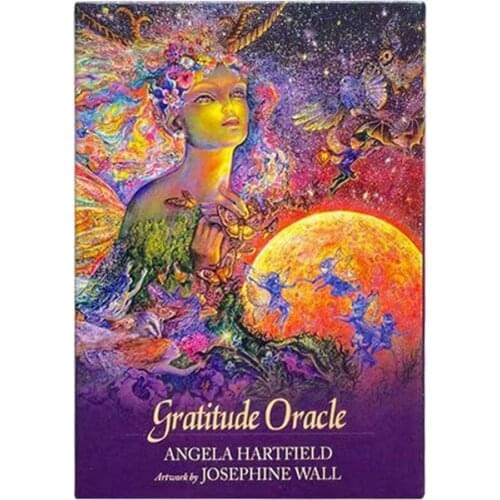 New Gratitude Oracle Tarot Cards Prophecy Divination Deck English Version Entertainment Board Game
