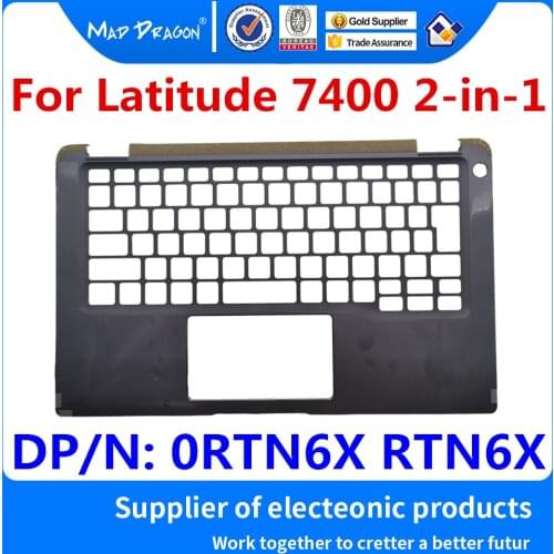 Laptop New original Palmrest Upper Cover Case Assembly Keyboard case C shell Silver For Dell Latitude 7400 2-in-1 0RTN6X RTN6X