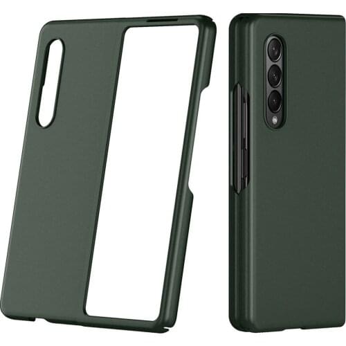 Luxury Ultra Thin Case for Samsung Galaxy Z Fold3 5G Case Matte Hard Plastic Slim Phone Case For Galaxy Z Fold 3 Zfold Cover