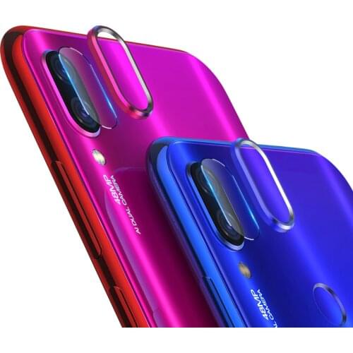 Camera Glass for Redmi Note 7 Pro + Rear Metal Lens Protection Ring Case for Xiaomi Mi 9se 9 SE Mi9 Mi 9 Back Screen Protector