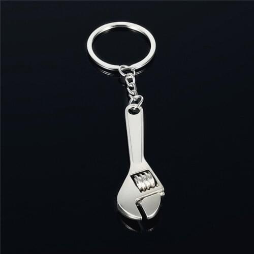 Yesplease Fashion Wrench Key Chain Car Home Screwdr Wrench Keyring Keychains Woman Man Car Styling Keyring Keyfob Pendant