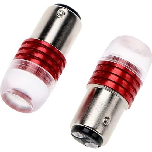 2PCS 1156 BA15S P21W 1157 BAY15D Car LED Red Strobe Lamp 5630 3SMD Bulbs Brake Turn Signal Tail Flashing Lights 12V DC