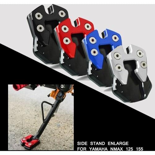 For YAMAHA NMAX 125 155 XMAX300 17-18 2017 2018 Motorcycle Accessories Sidestand Kickstand foot Support Side Stand Enlarge N-MAX