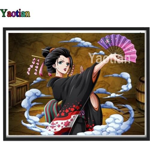 Diamond Painting Japanese Woman Geisha Diamond Embroidery With Square/Round Diamond Mosaic Cross Stitch Kit Full Set