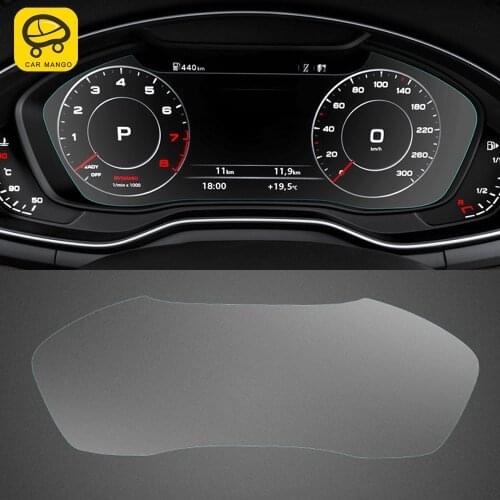 CarManGo for Audi A4 A5 S4 S5 B9 2017-2020 Car Dashboard Monitor Screen Protector Film Cover Trim Sticker Interior Accessories
