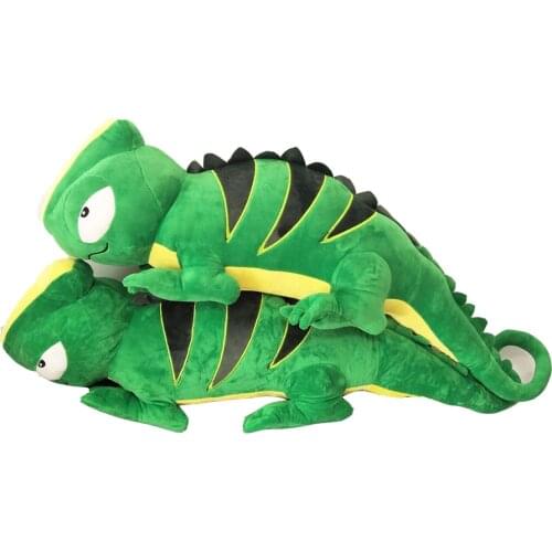 BOLAFYNIA Children Plush Toy big size chameleon Baby Kids Stuffed Toy for Christmas Birthday Gift