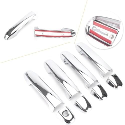 Chrome Auto Car Interior Side Door Handle Covers Trim Auto Car Accessories For Toyota Camry Sedan 2014 2015 2016 2017