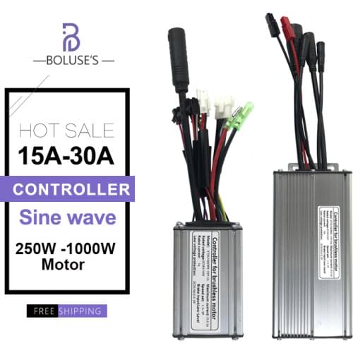 Electric Bike KT controller sine wave 15A 17A 22A 25A 30A Waterproof SM Connection For Bicycle