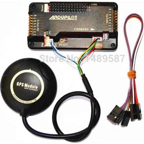 APM 2.8 Flight Controller w/ M8N 7M High Precision GPS Built in Compass w/ Stand Holder for AMP2.6/2.8 Pixhawk 2.4.8
