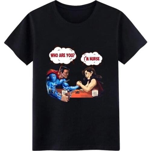 Mens Arm Wrestling Im Nurse t shirt Printing cotton O-Neck Trend Fit Comical Summer Style Pattern shirt