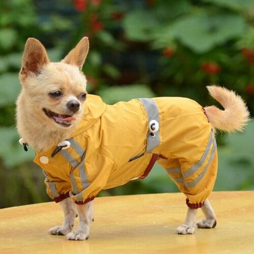 Newly Waterproof Dog Clothes for Small Dogs Pet Rain Coats Jacket Puppy Raincoat Yorkie Chihuahua Clothes Pet Products