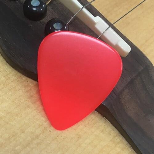 Wholesale Lots of 500pcs Solid Red Medium 0.71mm Celluloid Guitar Picks Plectrums