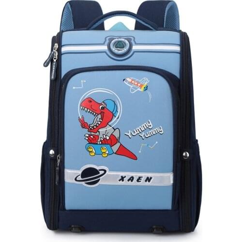 Orthopedic Kids Backpack for Boys Dinosaur Satchel Children School Bags Girls Primary Book Bag Knapsack Mochila Escolar