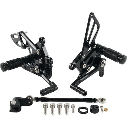 CNC Racing Adjustable Rear Footrest Foot Pegs Fit For Aprilia RSV4 Factory 2009 2010 2011 2012 2013 2014 2015 2016