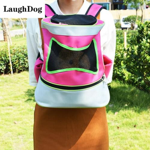 Pet Backpack Outdoor Double Shoulder Portable Travel Backpack Dog Cat Carrier Bag Mesh Ventilation Backpack Puppy Pet Supplies