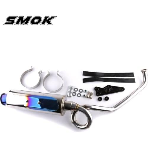 SMOK Motorcycle Scooter Stainless Steel DB Killer Muffler Exhaust Escape Pipe For Yamaha Nmax 155 Nmax155 N-max 155