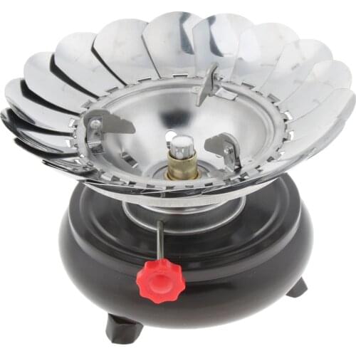 Mini Camping Stove Stainless Steel Camp Alcohol Stove Outdoor Backpacking Hiking Picnic Cooking Stoves for 1-2 Person