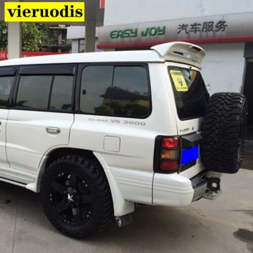 For Mitsubishi Pajero V33 spoiler ABS material car tail primer color rear spoiler 2001-2005