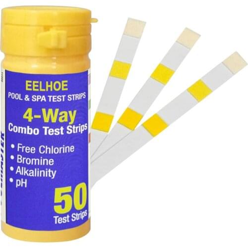 Test Strips Direct Pool And Spa Test Strips 3-in-1 Pool Water Testing Strips 50 Strip Pack Swimming Pool Water Tester Paper New