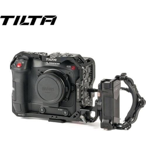 Tilta CANON C70 Camera Cage Armor TA-T12-B-B for CANON C70 Camera Dslr Rig Kit 15mm Baseplate side handle Professional