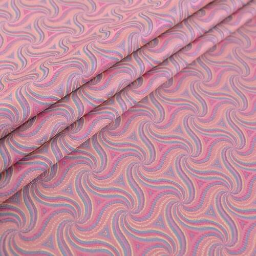 Brocade Fabric Satin Silk Material For Sewing Thread Pattern Doll Clothes DIY Needleworks