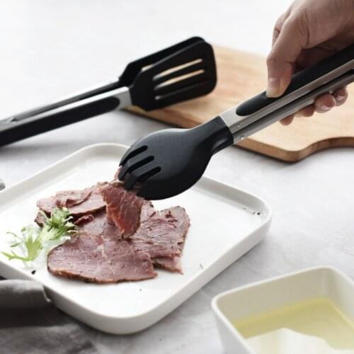 Nylon Head Food Clip Bread Clip Kitchen Oil Filter Clip Biscuit Clip BBQ Tongs Salad Bread Clamp Kitchen Meat Food Clip