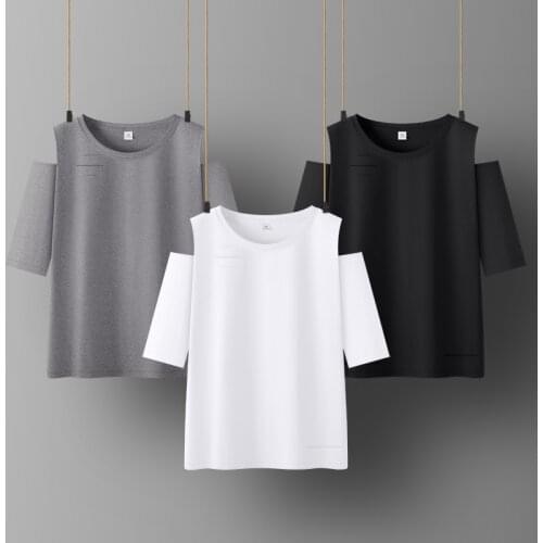 Cotton Women T-shirt Short Sleeve women shirt All match Lady Top Casual Loose Shirt