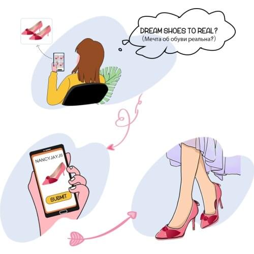 Famous Brand Custom made Lady Shoes Pumps Female Flower Woman Heels Rivets Customise Big Size Real Leather Genuine Sheepskin