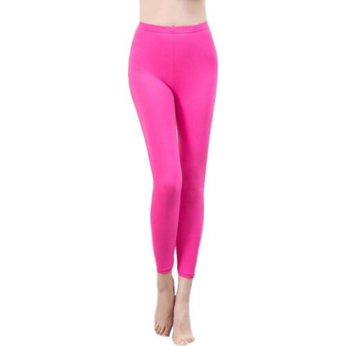 CUHAKCI Elastic Jegging Hot High Waist Pants Fitness Leggings Women Casual Legging Candy Colors Solid Multicolor Female