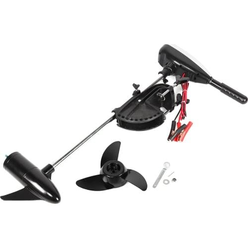 12V 28lbs Brushed Multi-Gear Electric Mount Trolling Motor with Propeller for Inflatable Boat
