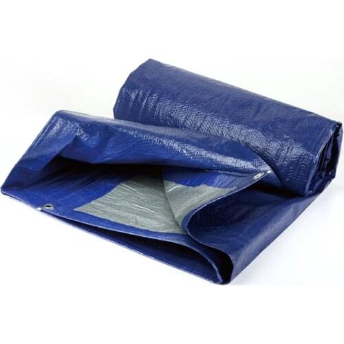 Waterproof Camping Tarpaulin Cover Simple Tent Heavy Duty Tarp Ground Camping Sheet 2 Sizes