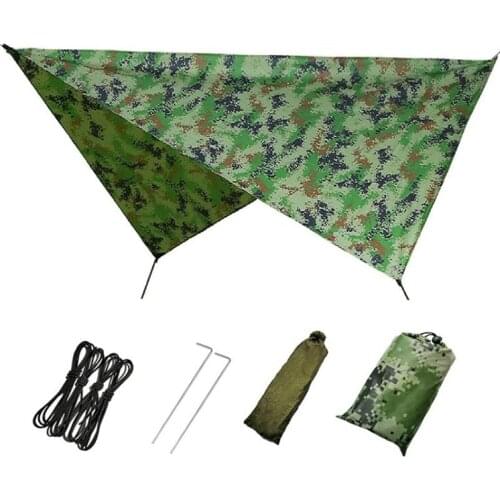 Camping Tarp Waterproof Hammock Rain Fly Cover Waterproof Tent Picnic Mat Tent for Camping,Beach,Sunshade,Hiking,Etc