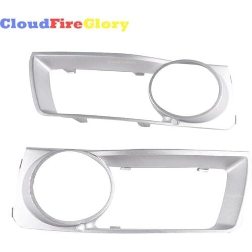 For BMW E71 X6 2012 2013 2014 Front Driver Left Or Right Or Pair Bumper Fog Light Grill Cover Trim 51117312595 51117312596