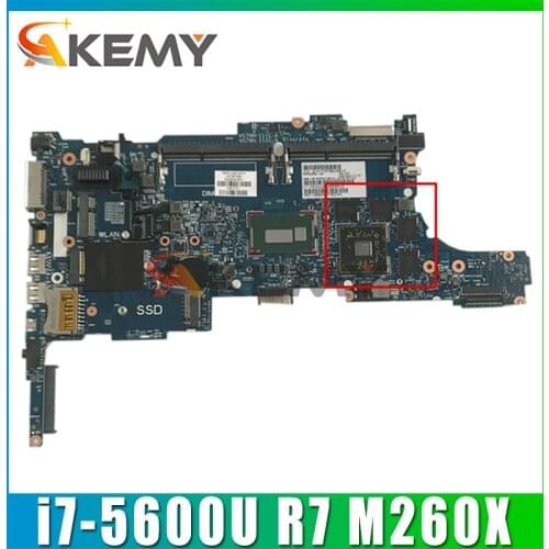 For HP 840 850 G2 Laptop Motherboard 799543-601 799543-001 With SR23V i7-5600u CPU R7 M260X GPU 6050A2637901-MB-A02 100% Tested