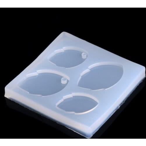Jewelry Mold Flower Leaves Heart Shape Making Pendant Silicone Resin Craft Tools T84A