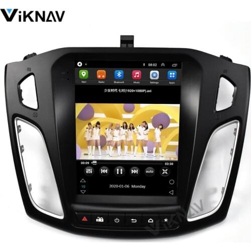 GPS DVD player vertical screen for Ford Focus 2012-2016 Tesla style car GPS navigation Auto Multimedia player Stereo
