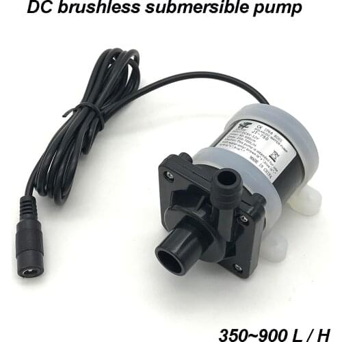 Javtop JT-750 Small Water Pump Submerible DC 12V 24V Brushless Motor Water Circulation Solar Water Pumps 350~900L/h