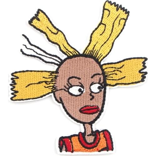 K248 Cynthia Sticker for Clothing Applications Patches on Clothes Iron Cartoon Embroidered Patch for Backpack Handbag Badge