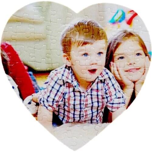 DIY Heat Transfer Paper Puzzle 3D Puzzle DIY Jigsaw Toy Blank Puzzles for DIY Photo Frame School & Home Office Supplies