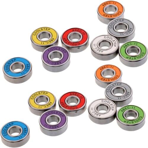 16Pcs ABEC 11 LONGBOARD SKATEBOARD BEARINGS Roller Skate Bearing