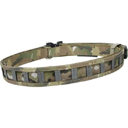 Multicam Tactical Molle Belt CS 4.5CM Outdoor Military Hunting Combat Assault Carbon Fiber Lining Belt