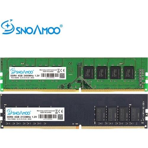 SNOAMOO New Desktop PC DDR4 8GB 2133-2400MHz CL15 PC4-17000S 1.2V 2Rx8 288-Pin DIMM For Intel Computer RAMs Lifetime Warranty